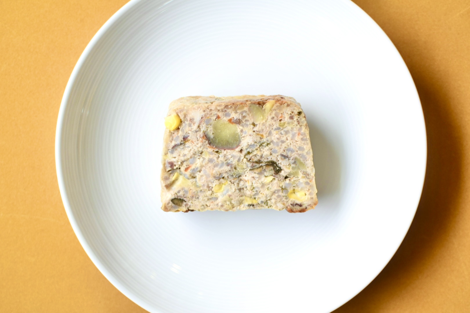 ライスが入ったミートローフ